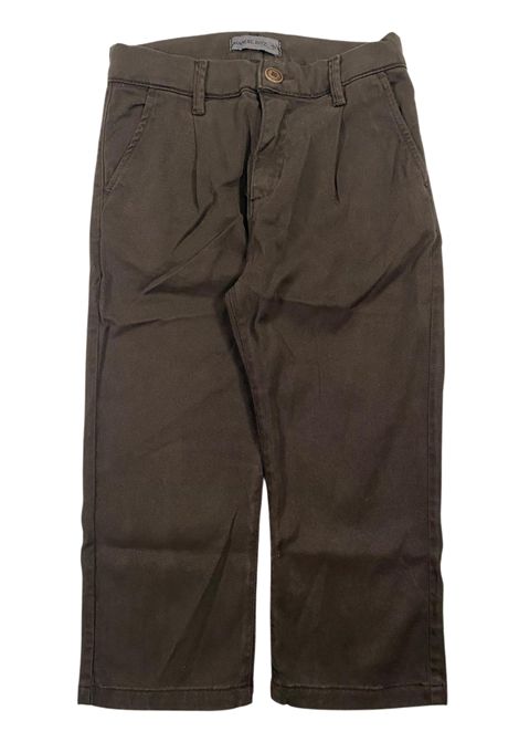 Brown cotton children's trousers Manuel Ritz | MR3166MARRONE